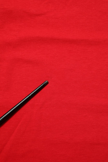 Red Goodluck 2023 Cotton Crew Neck T-shirt