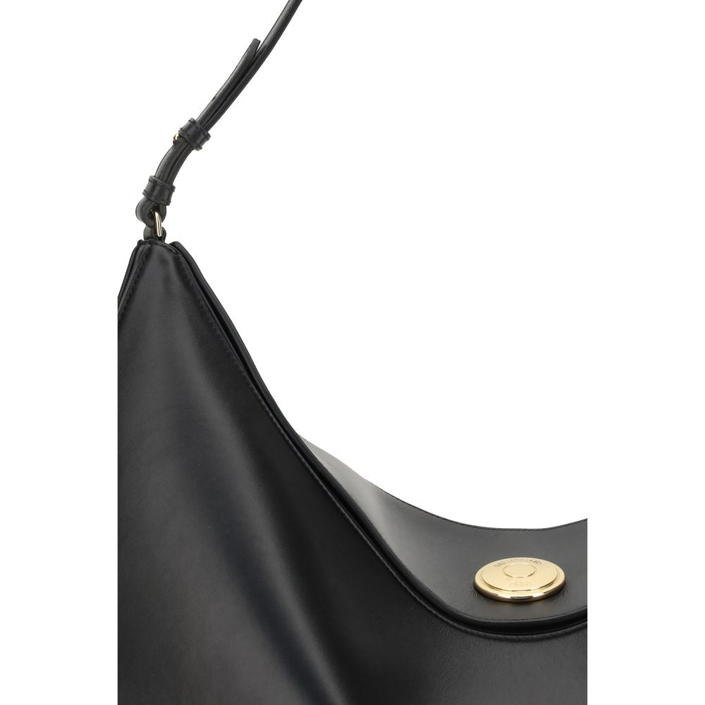 Black Calf Leather Bos Taurus Shoulder Bag