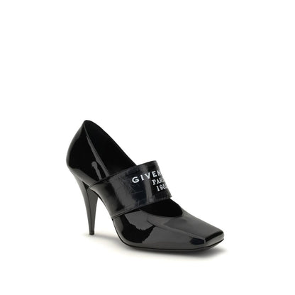 Black Calf Leather Bos Taurus High Heel Pumps
