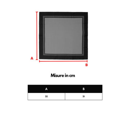 Blue Silk Pocket Square