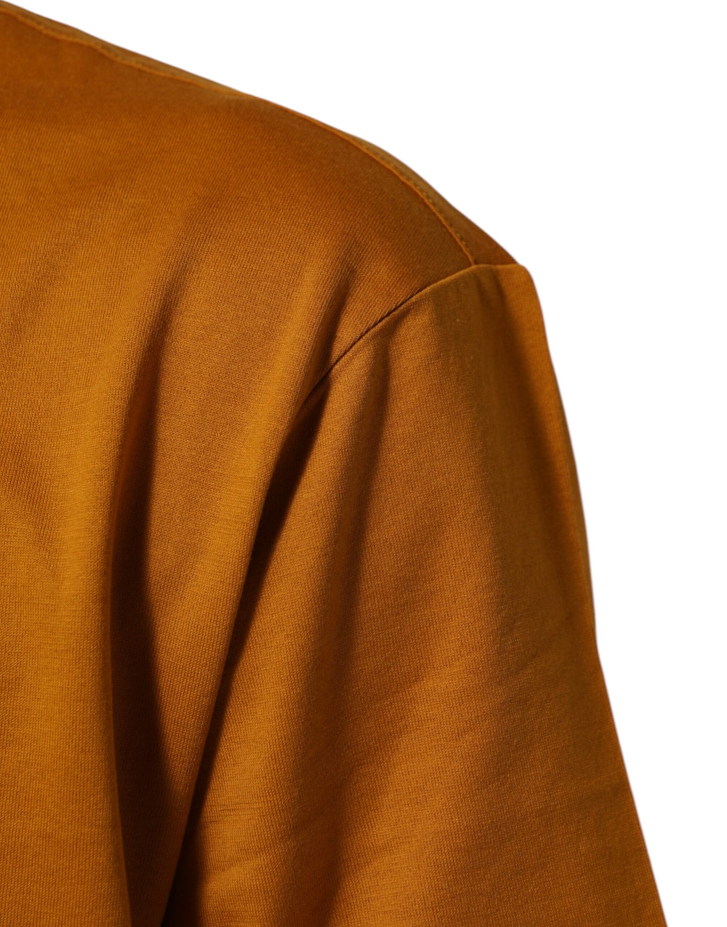 Golden Brown Crew Neck Short Sleeve T-shirt