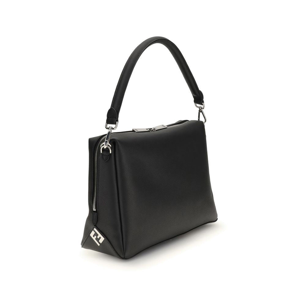 Black Calf Leather Bos Taurus Shoulder Bag