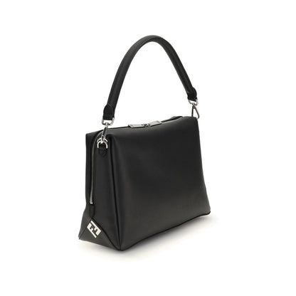 Black Calf Leather Bos Taurus Shoulder Bag
