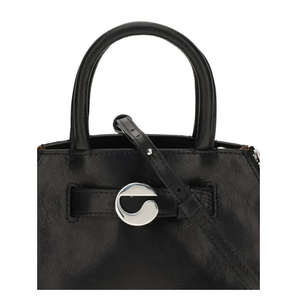 Black Calf Leather Bos Taurus Shoulder Bag