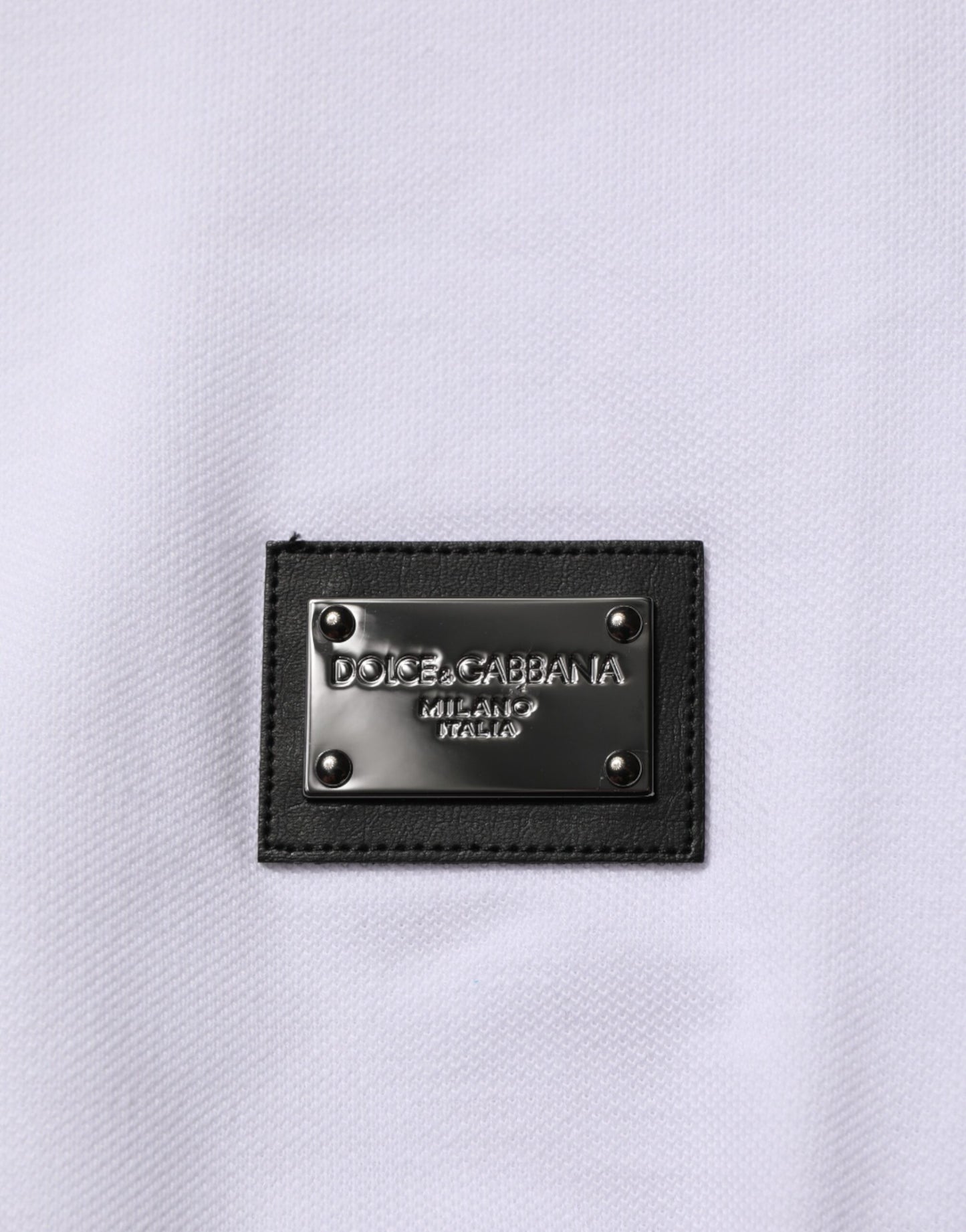 White Collared Short Sleeves Polo Men T-shirt