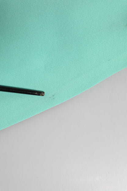 Green Viscose Sleeveless Sheath Midi Dress