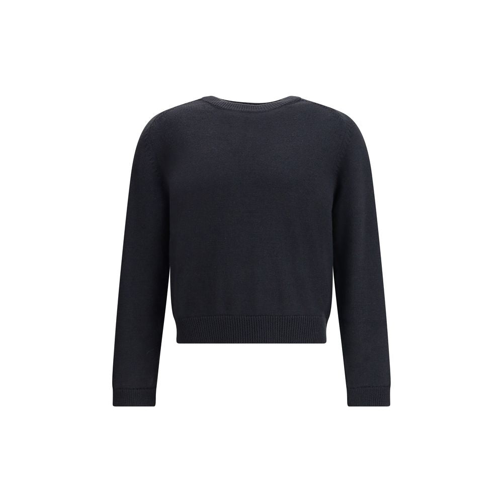 Blue Merino Wool Sweatshirt
