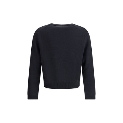 Blue Merino Wool Sweatshirt