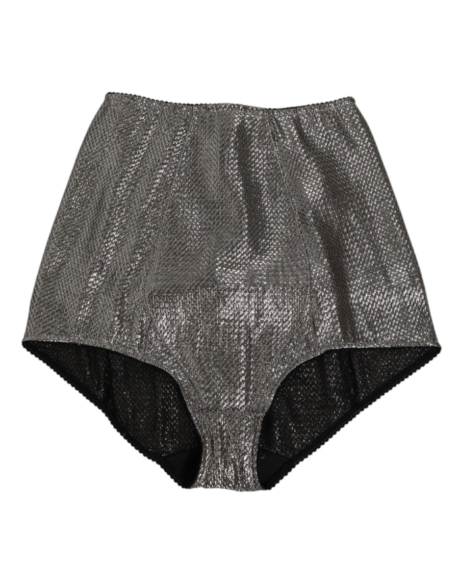 Gray Silk Stretch Slip Girdle Panty Underwear