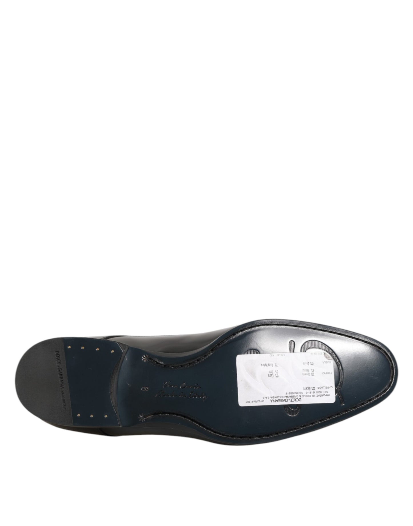 Black Calfskin Leather Derby Men Dress Shoes