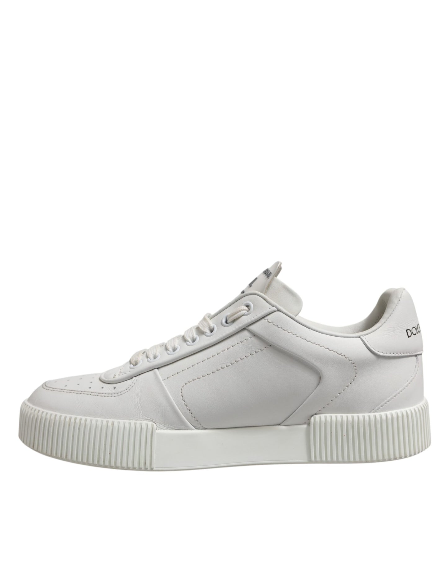 White Leather MIAMI Low Top Sneakers Shoes