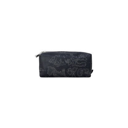 Black Cotton Clutch Bag