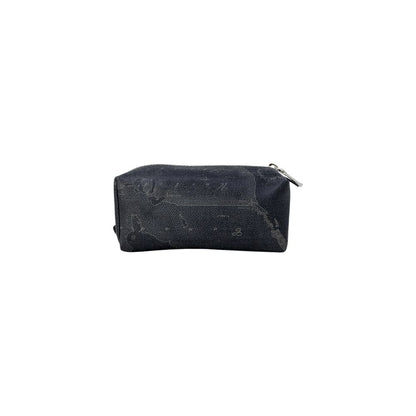 Black Cotton Clutch Bag