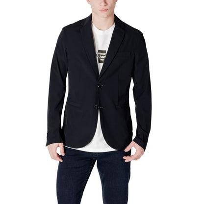 Black Cotton Blazer