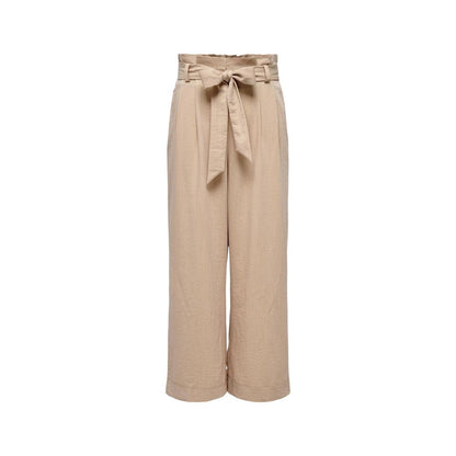 Beige Viscose Pant