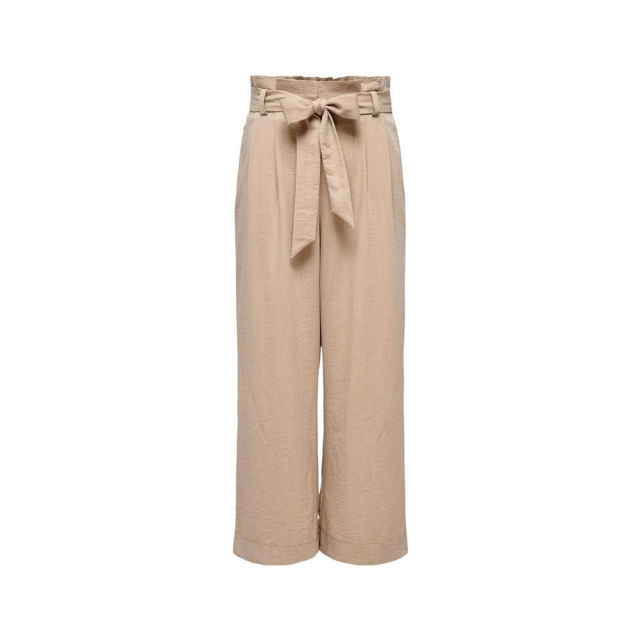 Beige Viscose Pant