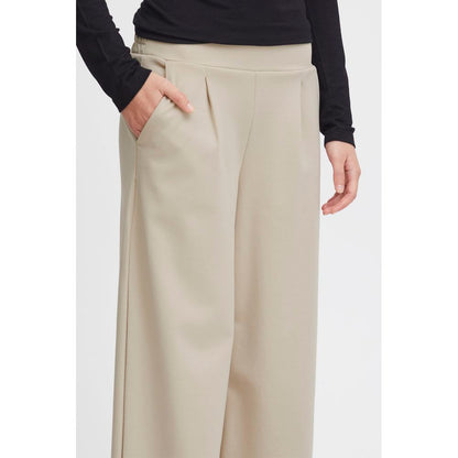 Beige Recycled Polyurethane Pant