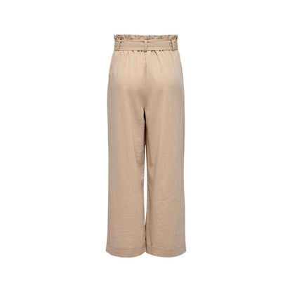Beige Viscose Pant