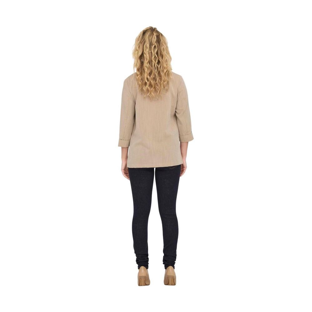 Beige Viscose Blazer