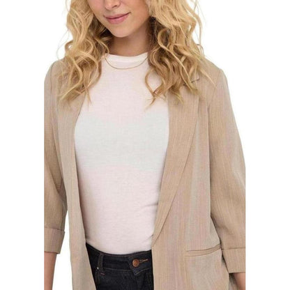 Beige Viscose Blazer