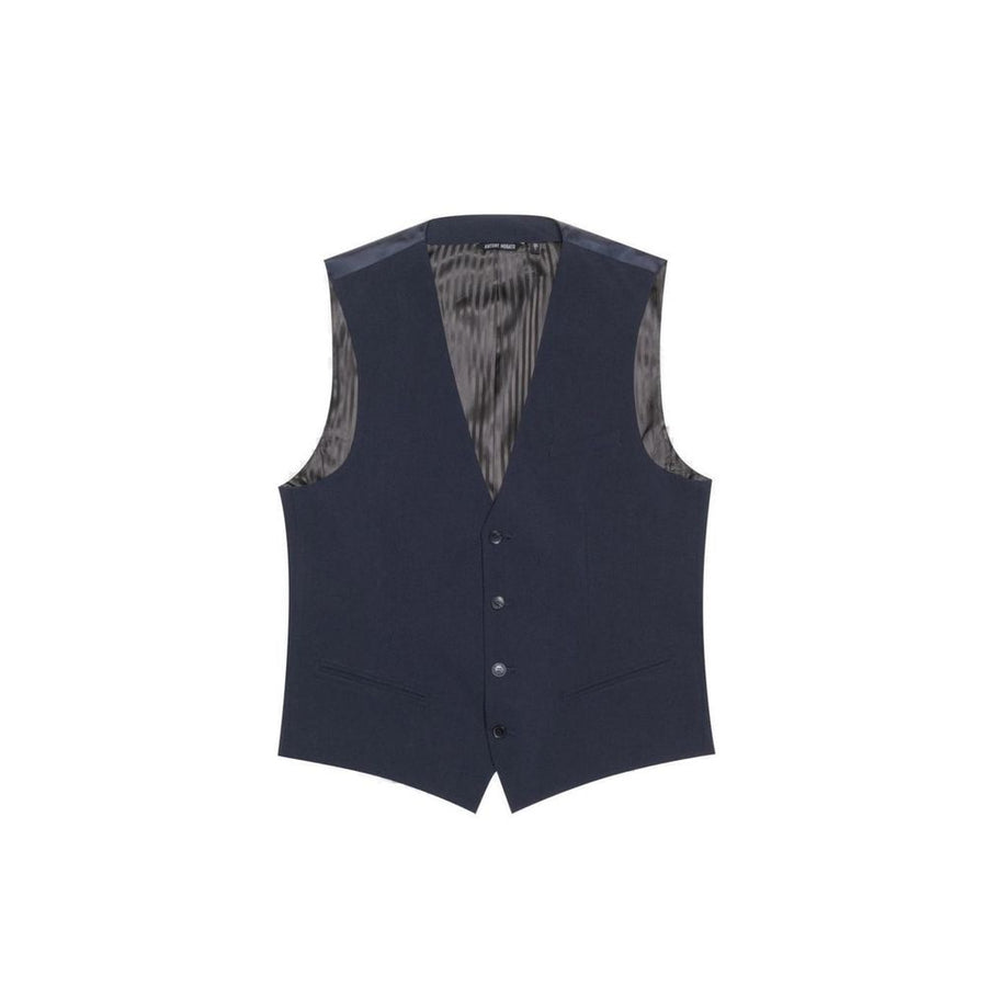 Blue Polyester Waistcoat