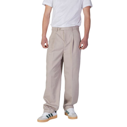 Beige Recycled Polyester Pant