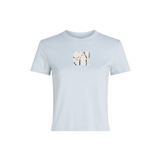 Blue Recycled Cotton T-Shirt