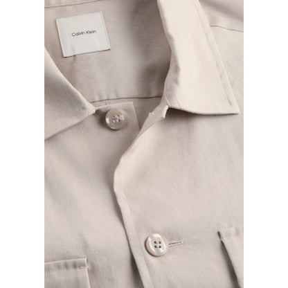 Beige Lyocell Shirt