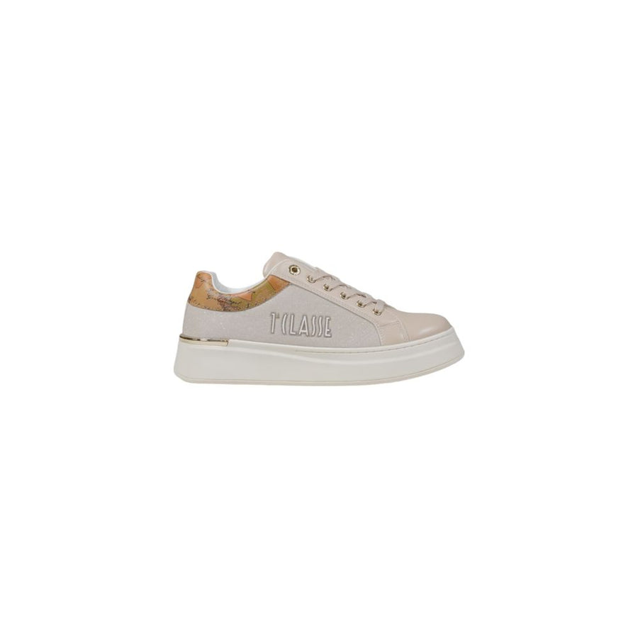 Beige Polyester Sneaker