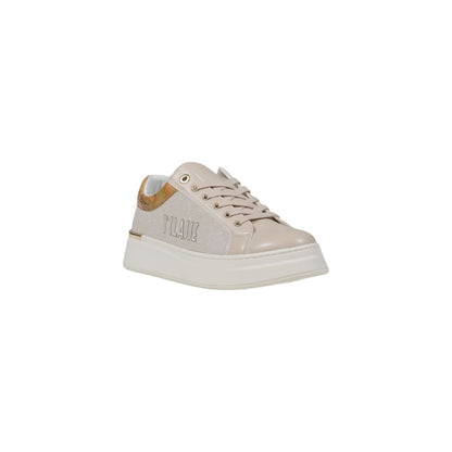 Beige Polyester Sneaker