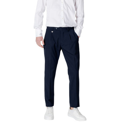 Blue Polyester Pant