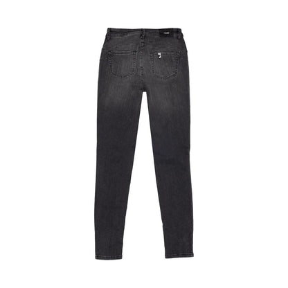Black Cotton Skinny Jean