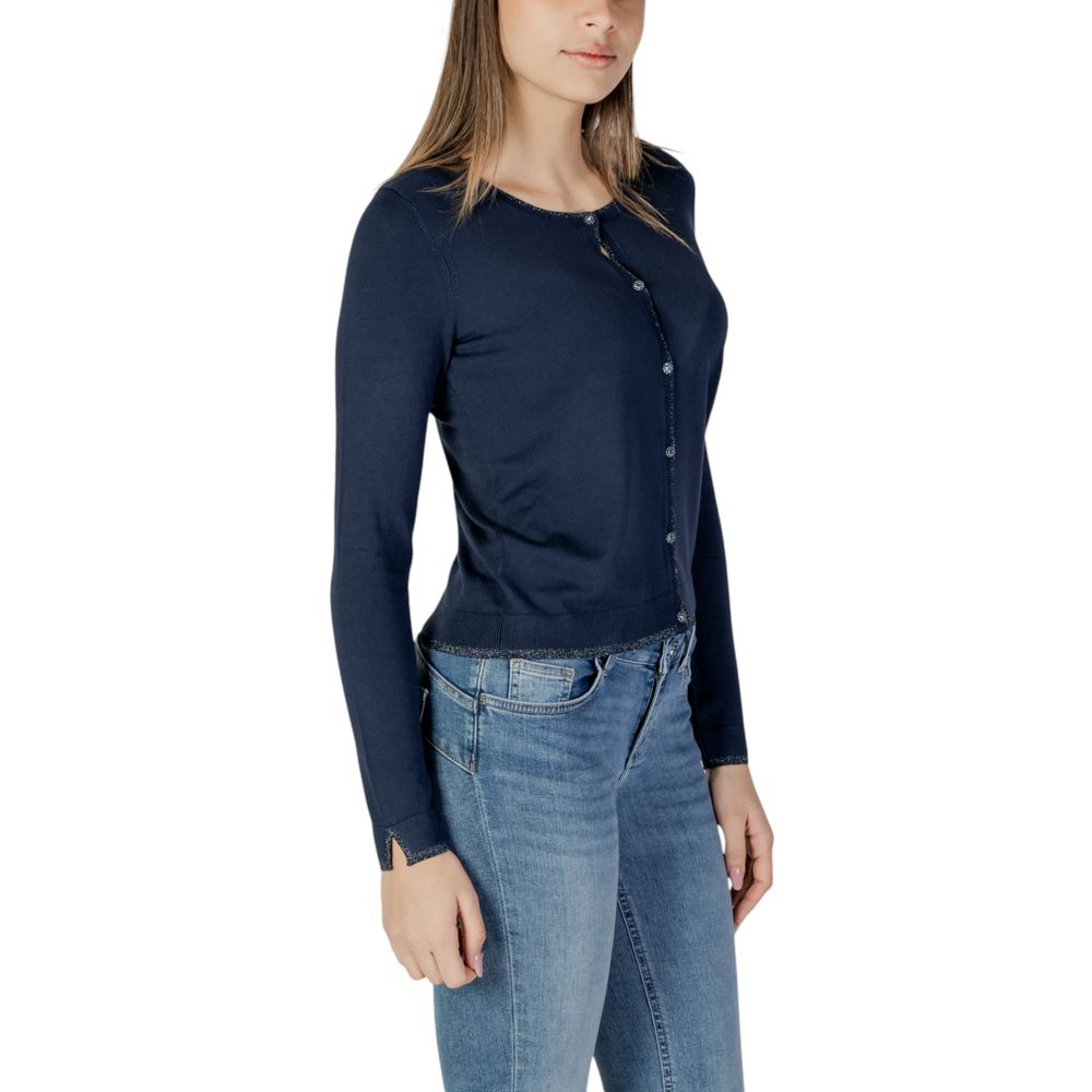 Blue Viscose Cardigan