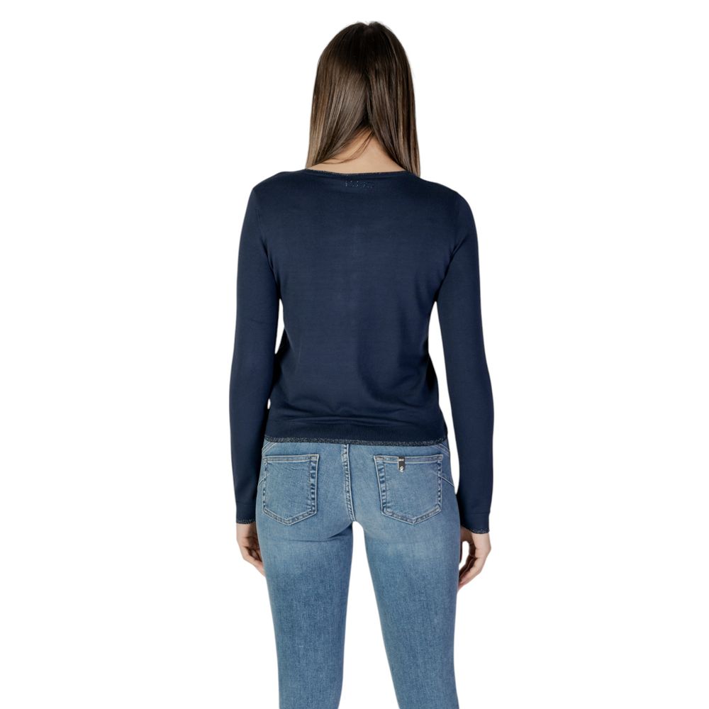 Blue Viscose Cardigan