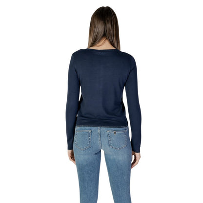 Blue Viscose Cardigan