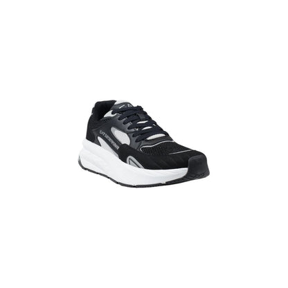Bicolor Polyester Athletic Sneakers