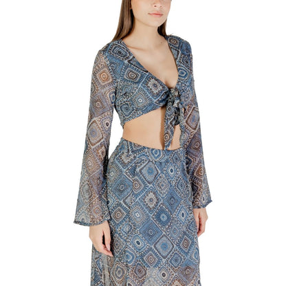 Blue Recycled Polyester Top