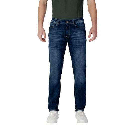 Blue Organic Cotton Relaxed Fit Jeans
