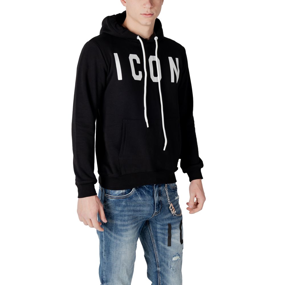 Black Cotton Hoody