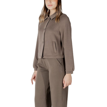 Brown Modal Jackets & Coat