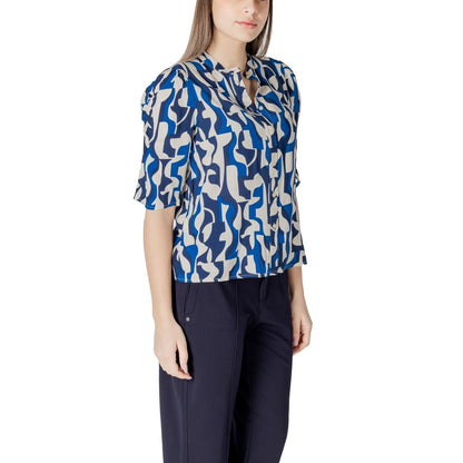 Blue Viscose Blouse