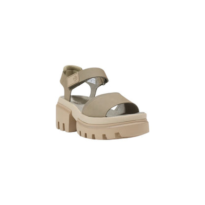 Beige Leather Sandal