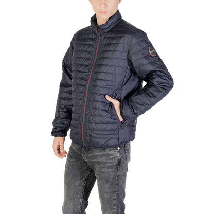 Blue Polyamide Jackets & Coat