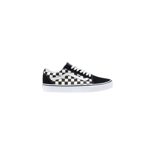 Black And White Fabric Sneaker