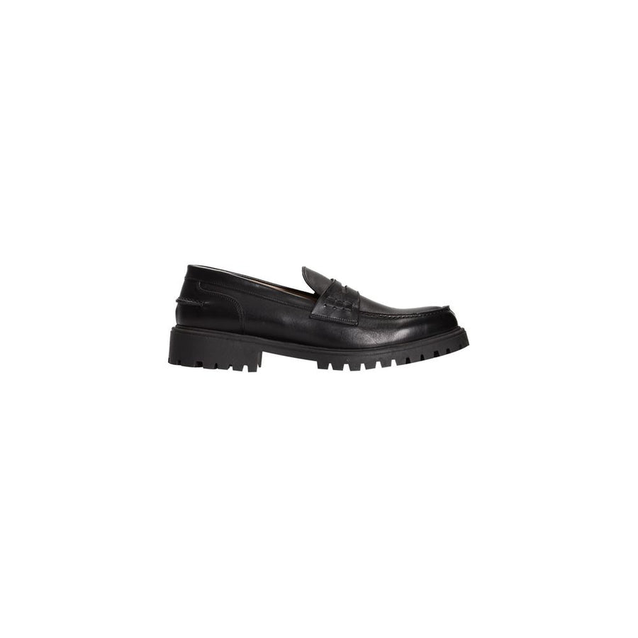 Black Calfskin Men Loafer