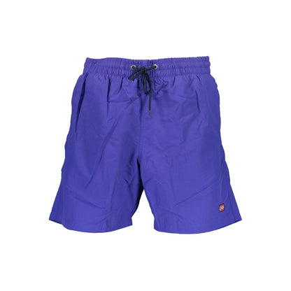 Blue Polyamide Swimwear