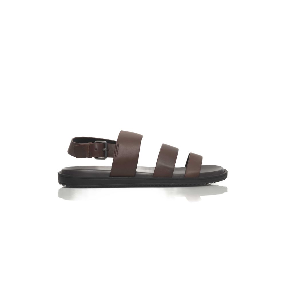 Brown Cowhide Men Sandal