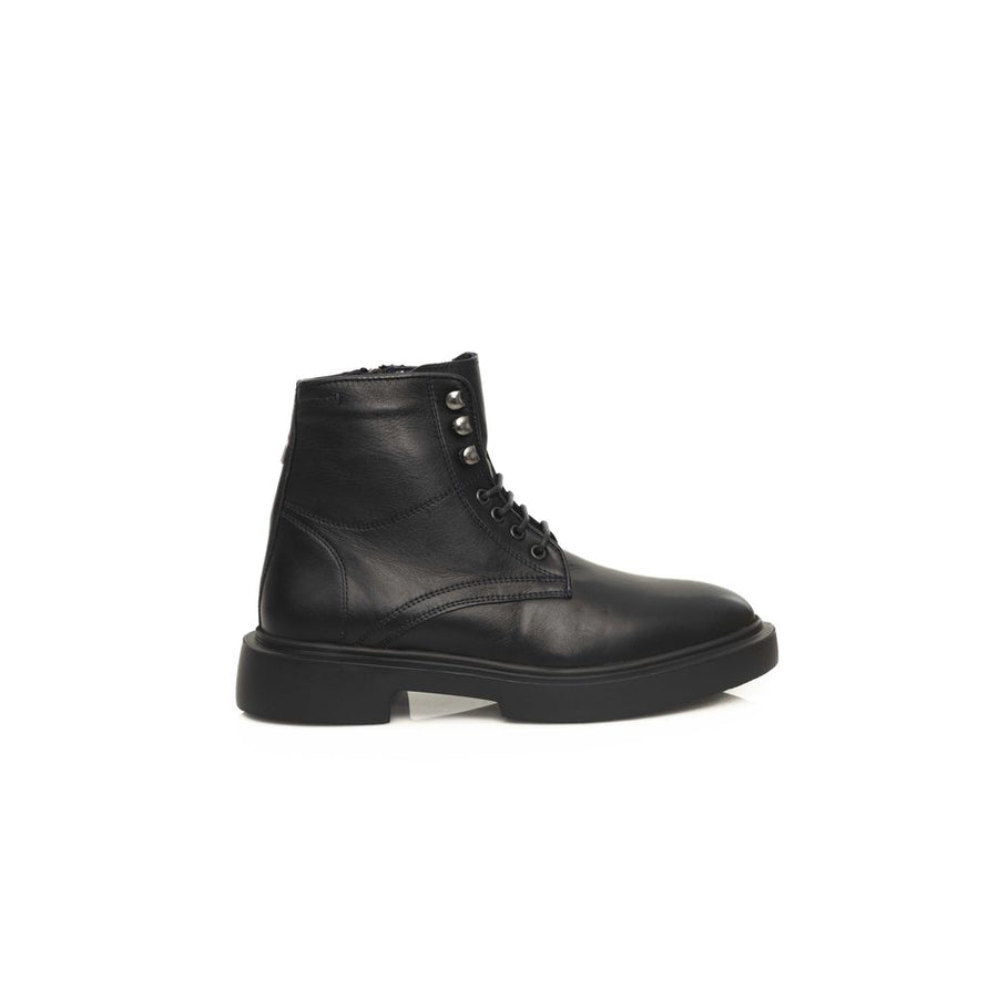 Black Calfskin Men Boot