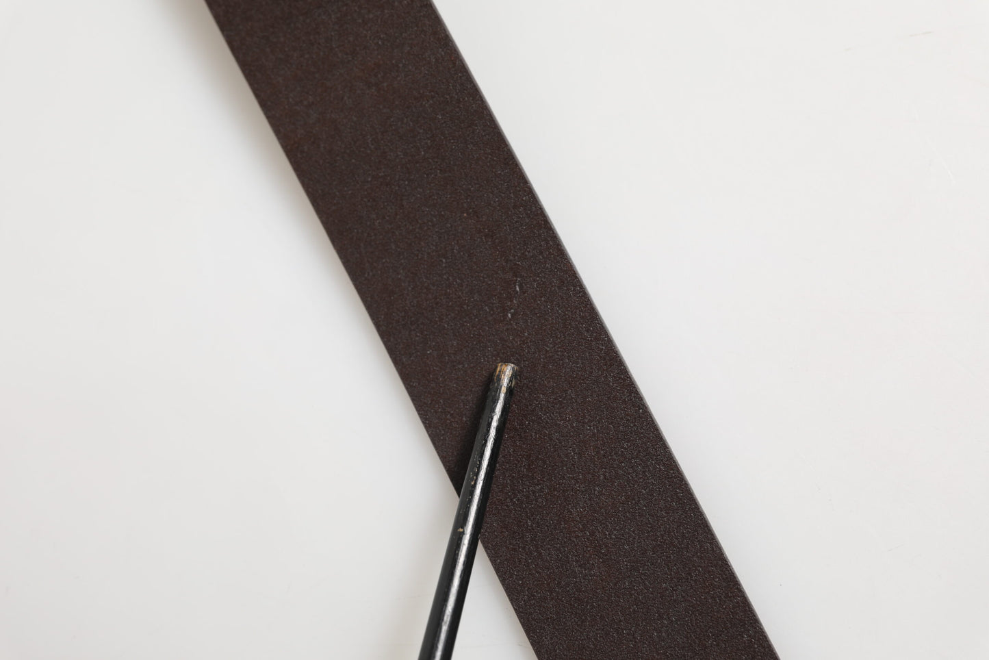 Brown Leather Baroque DG Gold Buckle Men Belt