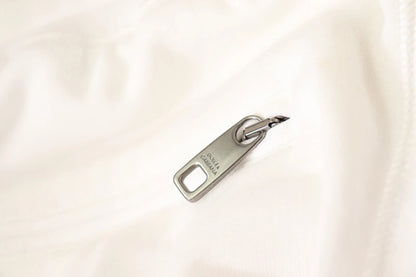 White Cotton Logo Patch Sweatpants Jogging Pants